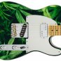 Guitar Skin Axe Wrap Re-skin 420 MJ THC Sticky Green Pot leaf Bud Weed 307