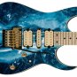 Guitar Skin Axe Wrap Re-skin Deep Water Lake Ice Crack Freeze 301
