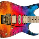 Guitar Skin Axe Wrap Re-skin The Great Color Boom 504