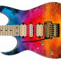 Guitar Skin Axe Wrap Re-skin The Great Color Boom 504