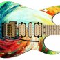 Guitar Skin Axe Wrap Re-skin Waves of Deco Artistic Rembrandt 534