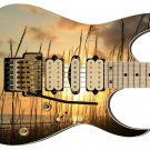 Guitar Skin Axe Wrap Re-skin Fuzzy Beach Antics 563