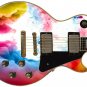 Guitar Skin Axe Wrap Re-skin Pink Yellow & Blue Lava Lamp Clouds 556
