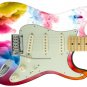 Guitar Skin Axe Wrap Re-skin Pink Yellow & Blue Lava Lamp Clouds 556