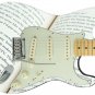 Guitar Skin Axe Wrap Re-skin Read You Like an Open Book Word Letters 313