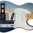 Guitar Skin Axe Wrap Re-skin Cloudy Golden Gate Bridge San Francisco 323