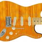 Guitar Skin Electric Axe Wrap Re-skin Standard Maple Vintage Amber Top 172