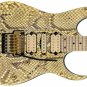 Guitar Skin Axe Wrap Re-skin Vinyl Blonde Python Snake Reptile Right or Left 665