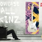 Showcase Skins Removable Wall Skinz Décor Display Panes- Bob the Blob Swirl 2111