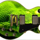 Guitar Skin Axe Wrap Re-skin Vinyl Lime Slime Tree Python Snake 686