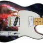 Guitar Skin Axe Wrap Re-skin Nebula 1 Red Burst 763