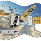 Guitar Skin Electric Axe Wrap Re-skin Acrobatics Dog Fight German War Plane 691