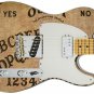 Guitar Skin Axe Wrap Re-skin OUIJA Board Old School Vintage Brown 609
