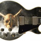 Guitar Skin Axe Wrap Re-skin Vinyl Devil Skull Horns 727