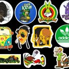 Gorilla Alien Captain Kush Cesar Lighter Trump Obama 22 sticker pack 3"  Decals