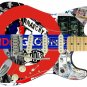 Guitar Skin Axe Wrap Re-skin Vinyl UK Underground Punk Scene 802