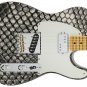 Sticka Steve's Guitar Skin Axe Wrap Re-skin Black Rat Snake Skin 664
