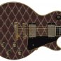 Guitar Skin Axe Wrap Re-skin Cab Head Music Speaker Vox Red Tweed Cover 658