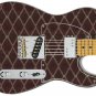 Guitar Skin Axe Wrap Re-skin Cab Head Music Speaker Vox Red Tweed Cover 658