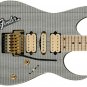 Guitar Skin Axe Wrap Re-skin Blues Amp Front Silver Tweed Speaker Grill 656