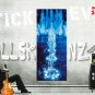 Showcase Skins Removable Wall Skinz Guitar Display-Fountain of Youth 2125