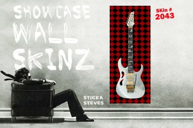 Showcase Skins Removable Wall Skinz D&Atilde;&copy;cor Panes - Checkered Abstract 2043