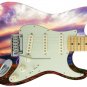 Guitar Skin Electric Axe Wrap Re-skin Pink Blue Cotton Candy Tornado 148