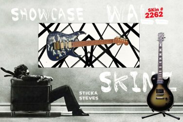 Showcase Skins Removable Wall Skinz D&Atilde;&copy;cor Abstract Stripes Iconic Rock 80's 2262