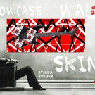 Showcase Skins Removable Wall Skinz Décor Abstract Stripes Iconic Rock 80's 2248
