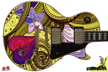 Guitar Skin Axe Wrap Re-Skin In the Garden of Vai 129