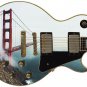 Guitar Skin Axe Wrap Re-skin San Francisco's California Golden Gate Bridge 357