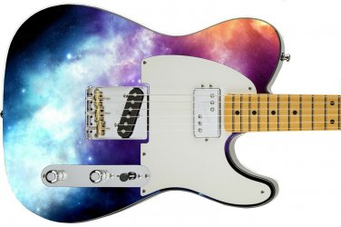 Guitar Skin Axe Wrap Re-Skin Colors of the Cosmos Burst Color
