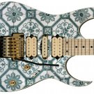 Guitar Skin Axe Wrap Re-Skin European Budapest Turkey Patter Tile Retro 70's