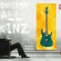 Guitar Skin Axe Wrap Re-Skin Little Green Spaces Way High Up  GS 069