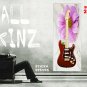 Guitar Skin Axe Wrap Re-Skin Fuchsia Sun Solar Panels Rivets Sky Glass