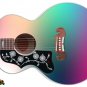 Guitar Skin Axe Wrap Lefty Jumbo Acoustic Guitar Skin Color Soft Pastel 015