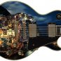 Guitar Skin Axe Wrap Re-skin Vinyl Electric Caught Somewhere in Greece 813