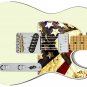 Pickguard Headstock Tremolo Skin Wrap Reskin Guitars-USA Patriot Flag 262