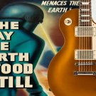Guitar Display Wall Skinz Showcase Skins Décor Panes- Earth Stood Still 2054