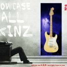 Guitar Display Wall Skinz Showcase Skins Décor Panes - Blue Dream Lightning 2047