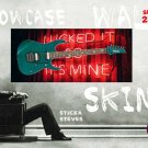 Guitar Display Wall Skinz Showcase Skins Décor Panes - Lick It 2232