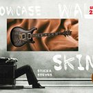 Guitar Display Wall Skinz Showcase Skins Décor Panes-Between the Sheets 2223