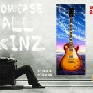 Guitar Display Wall Skinz Showcase Skins Décor Panes-Girl With A View  2081