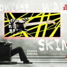 Guitar Display Wall Skinz Showcase Skins Abstract Stripes Iconic Rock 80's 2272