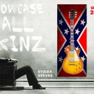 Guitar Display Wall Skinz Showcase Skins Décor Panes - Confederate Light 2031