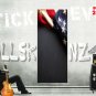 Guitar Display Wall Skinz Showcase Skins Décor Panes - USA Flag 2012
