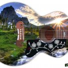 Guitar Skin Axe Wrap Re-skin Vinyl Decal  Righty Jumbo Acoustic  River Run 053