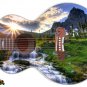 Guitar Skin Axe Wrap Re-skin Vinyl Decal DIY Lefty Jumbo Acoustic  River Run 053