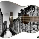 Guitar Skin Axe Wrap Re-skin Vinyl Decal Righty Acoustic  Canal Century View 073