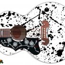 Guitar Skin Axe Wrap  Lefty Jumbo Acoustic Spunk Black Splatter Matter 132